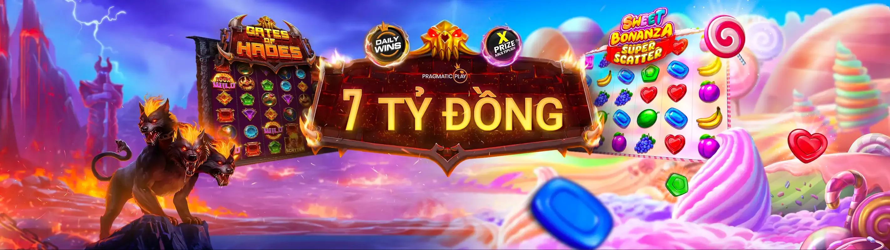 Hình ảnh nền rực rỡ với các biểu tượng nổ hũ và logo t4wbet