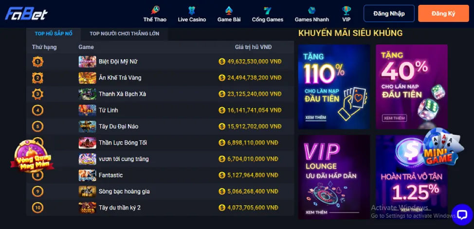Chương trình VIP & phần thưởng độc quyền